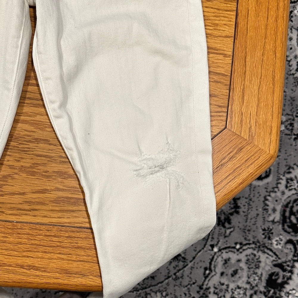 *CITIZENS OF HUMANITY* Off-White Rocket Crop High Rise Skinny Jeans Size 27 - Picture 7 of 11